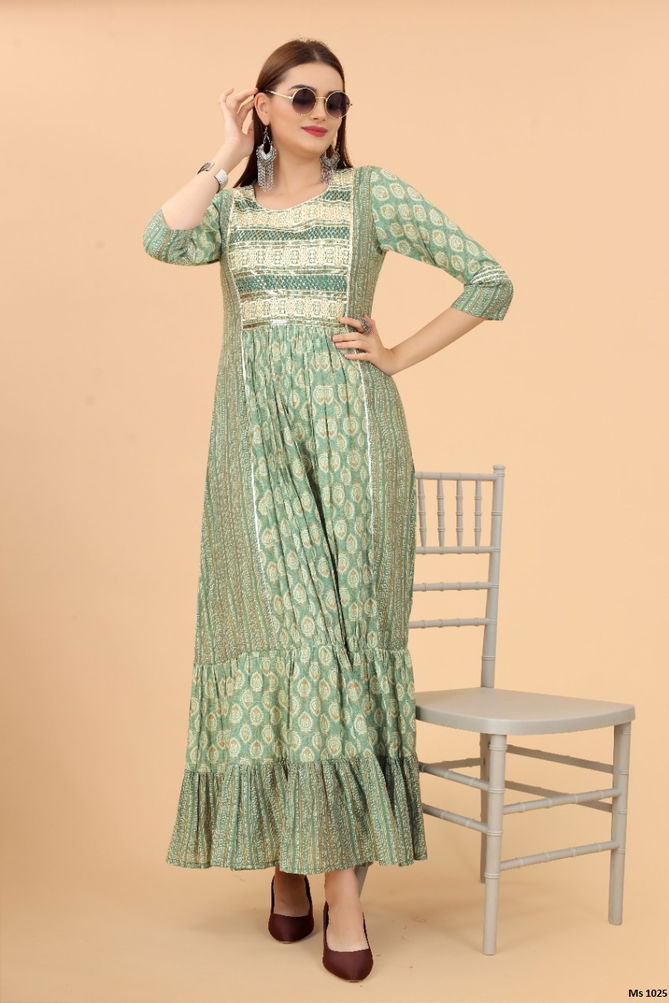 Growish Mars 1 Heavy Festive Wear Wholesale Anarkali Kurtis
